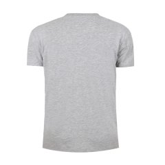 Önde AKUT Pusulalı T-Shirt Unisex Açık Gri Basic