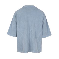 Önde AKUT Pusulalı Oversize T-Shirt Kadın Açık Mavi
