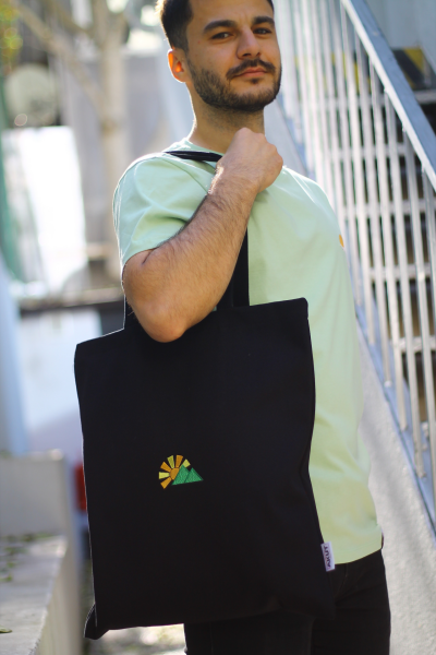 Dağ Gabardin Çanta - Siyah