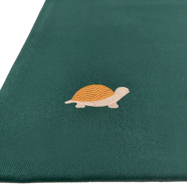 Kaplumbağa Gabardin Çanta - Yeşil