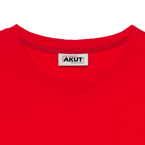 Doğan Güneş Motifli Unisex Tişört - Kırmızı