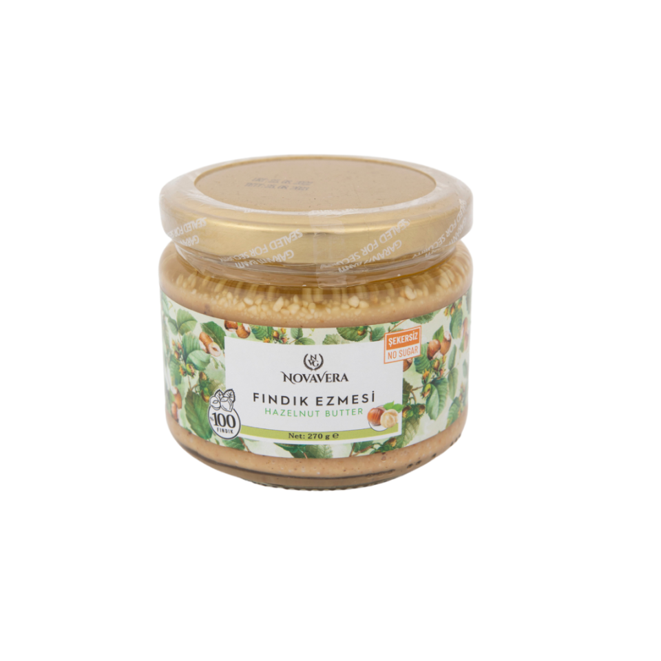 Novavera Fındık Ezmesi Şekersiz 270 GR