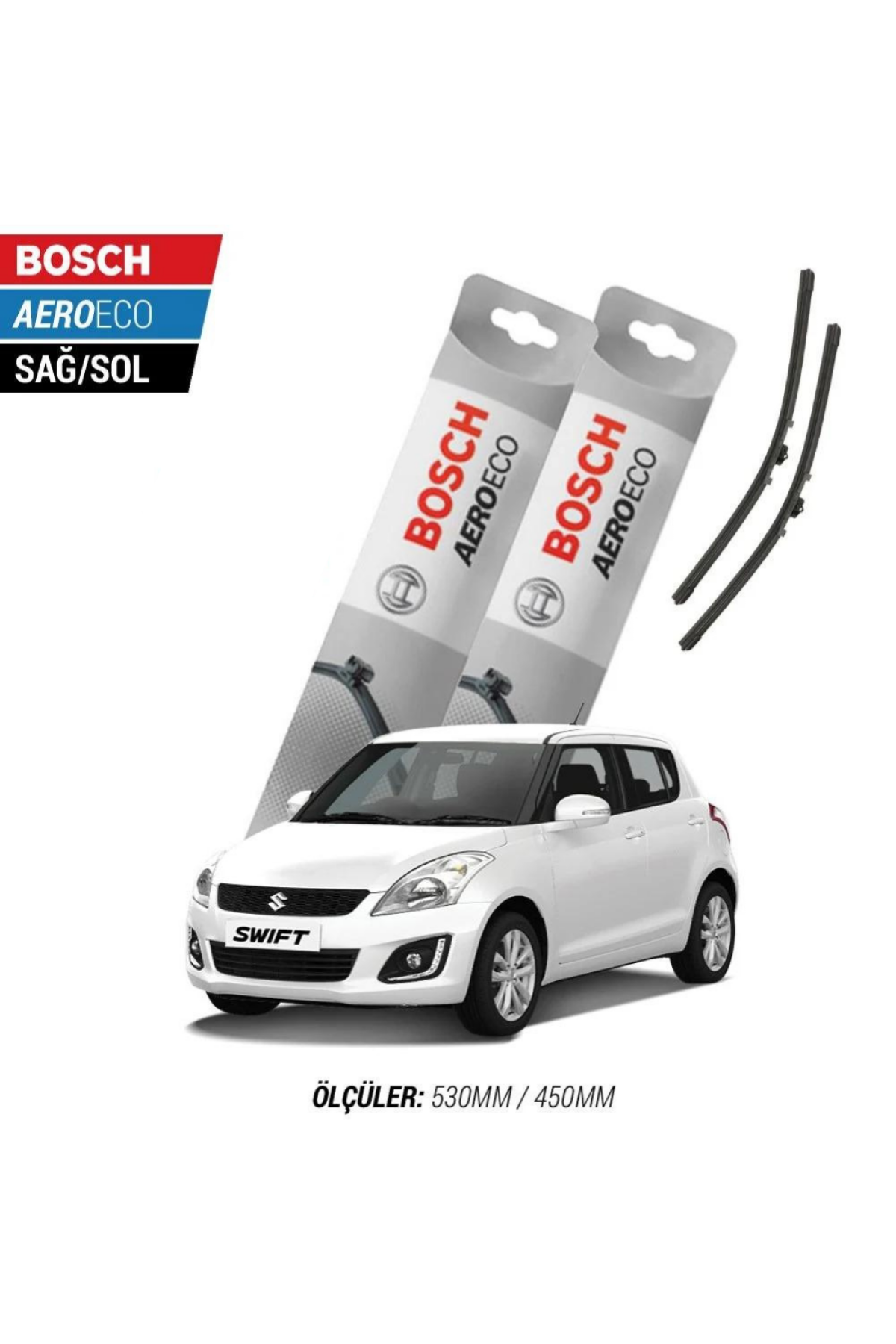 Suzuki Swift 2010 Model Bosch Aeroeco Muz Silecek Takımı