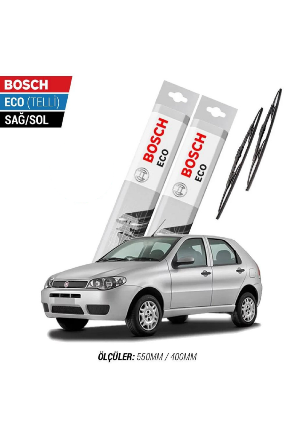 Fiat Palio 2006 Model Silecek Takımı Bosch Eco (Telli)