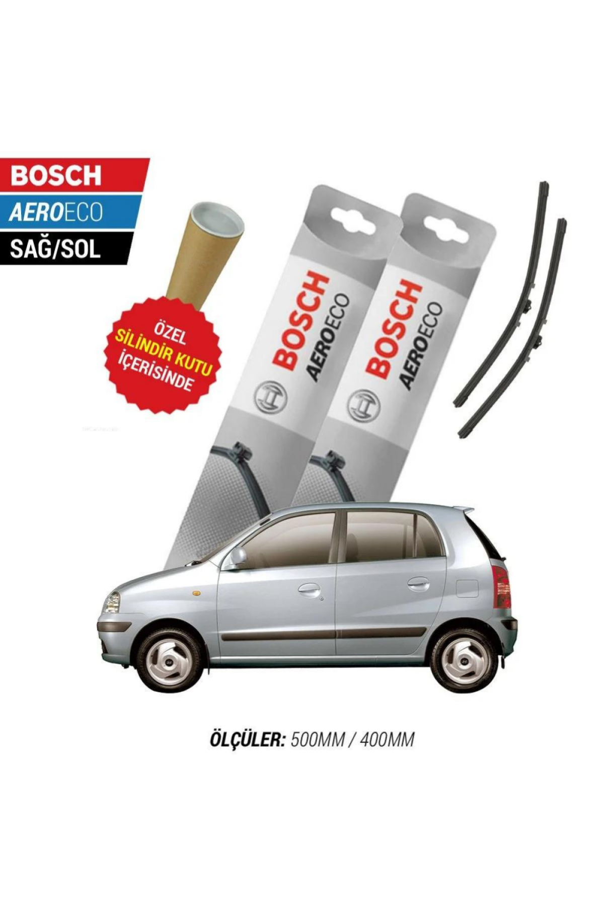 Hyundai Atos 1997 Model Bosch Aeroeco Muz Silecek Takımı