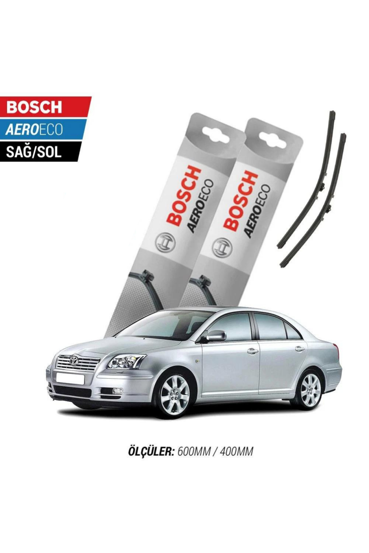 Toyota Avensis 2008 Model Bosch Aeroeco Muz Silecek Takımı