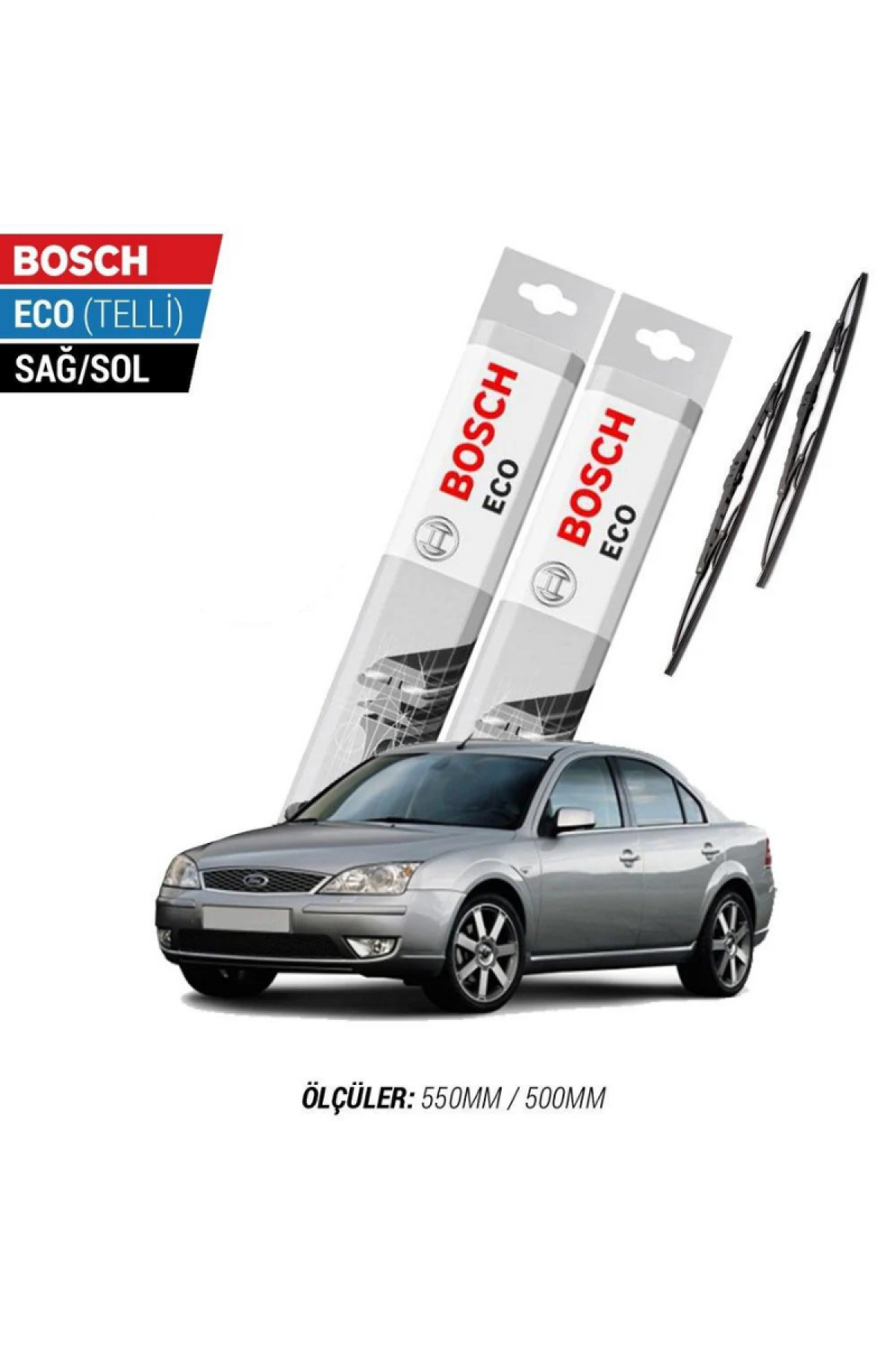 Ford Mondeo 2001 Model Silecek Takımı Bosch Eco (Telli)
