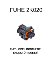 2K020 FIAT- OPEL BOSCH TİPİ ENJEKTÖR SOKETİ