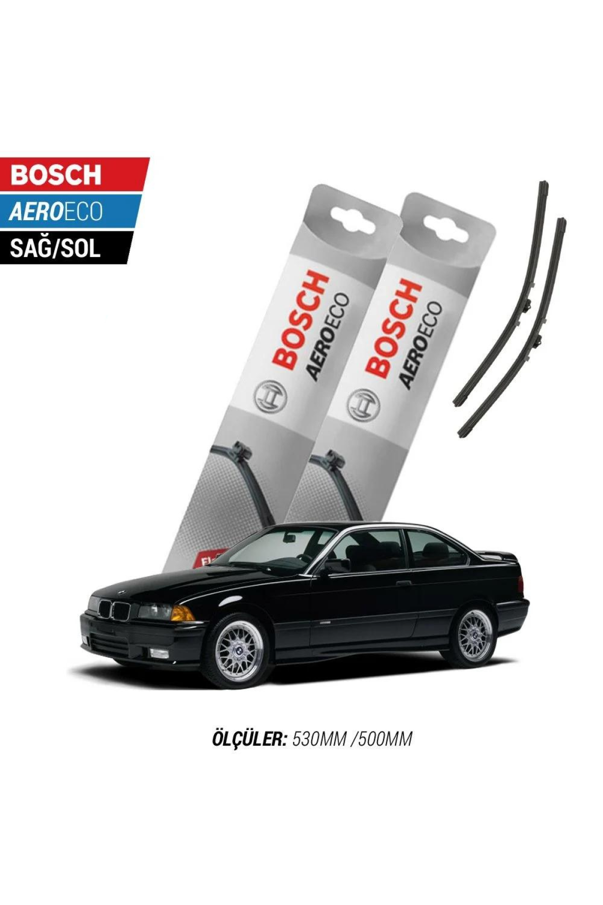 Bmw 3 Serisi E36 1994 Model Bosch Aeroeco Muz Silecek Takımı