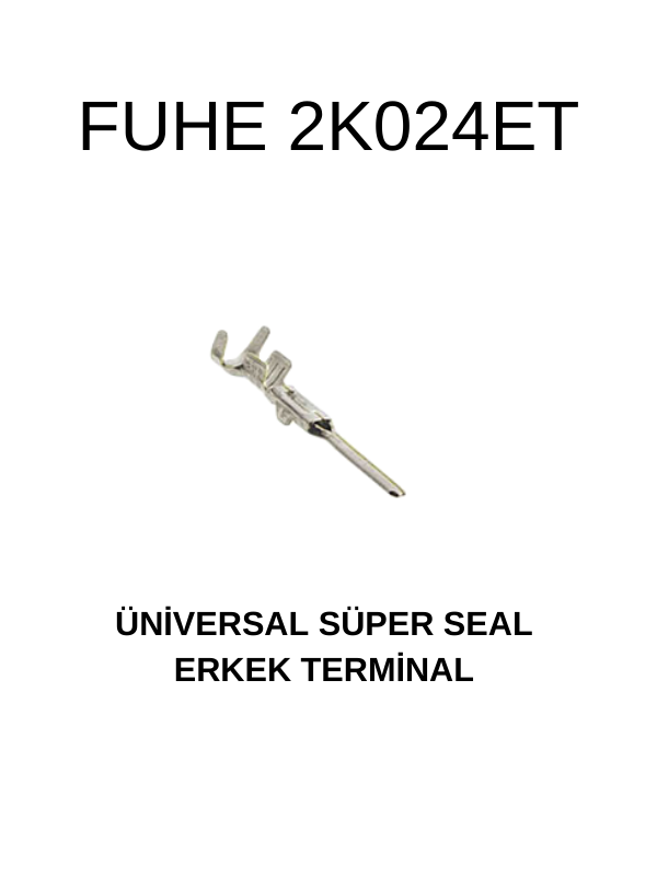 2K024ET ÜNİVERSAL SÜPER ERKEK TERMİNAL 50 ADET