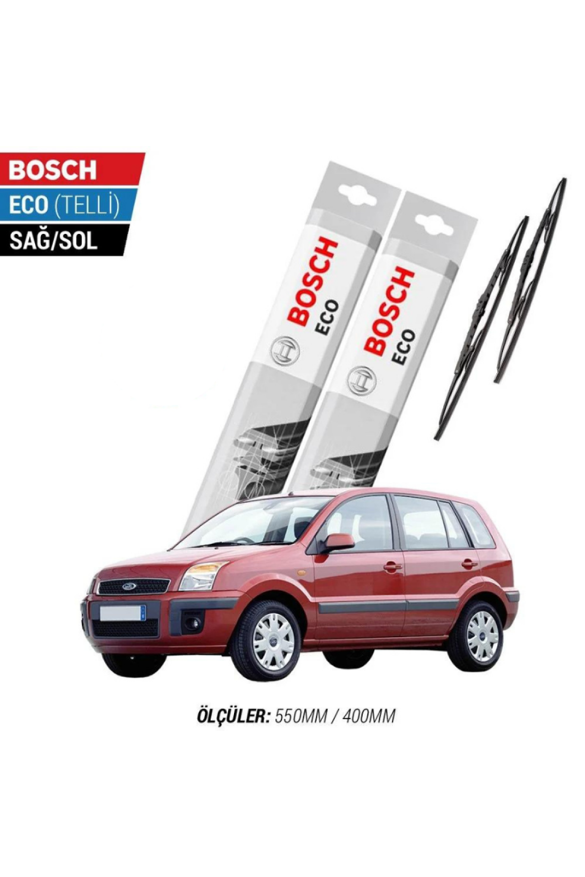 Ford Fusion 2012 Model Silecek Takımı Bosch Eco (Telli)
