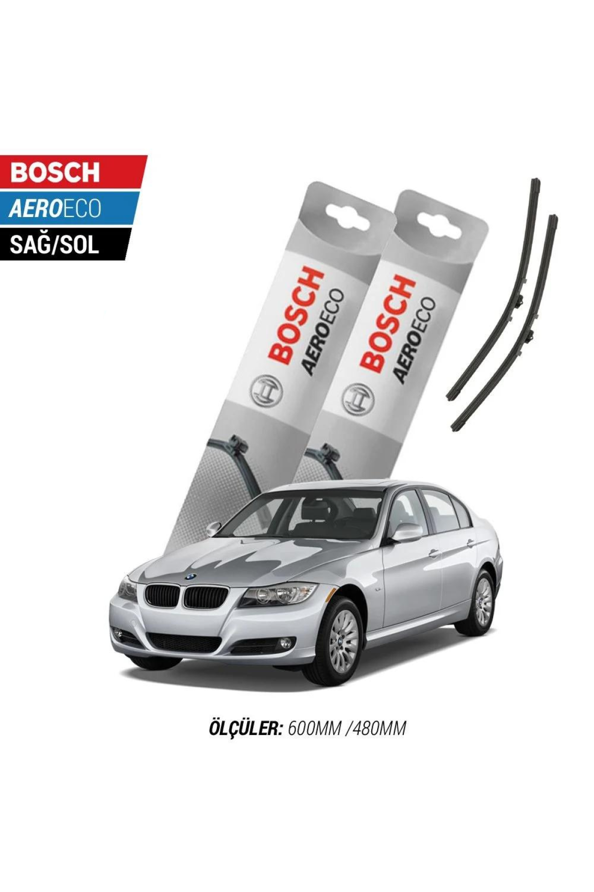 Bmw 3 Serisi E90 2010 Model Bosch Aeroeco Muz Silecek Takımı