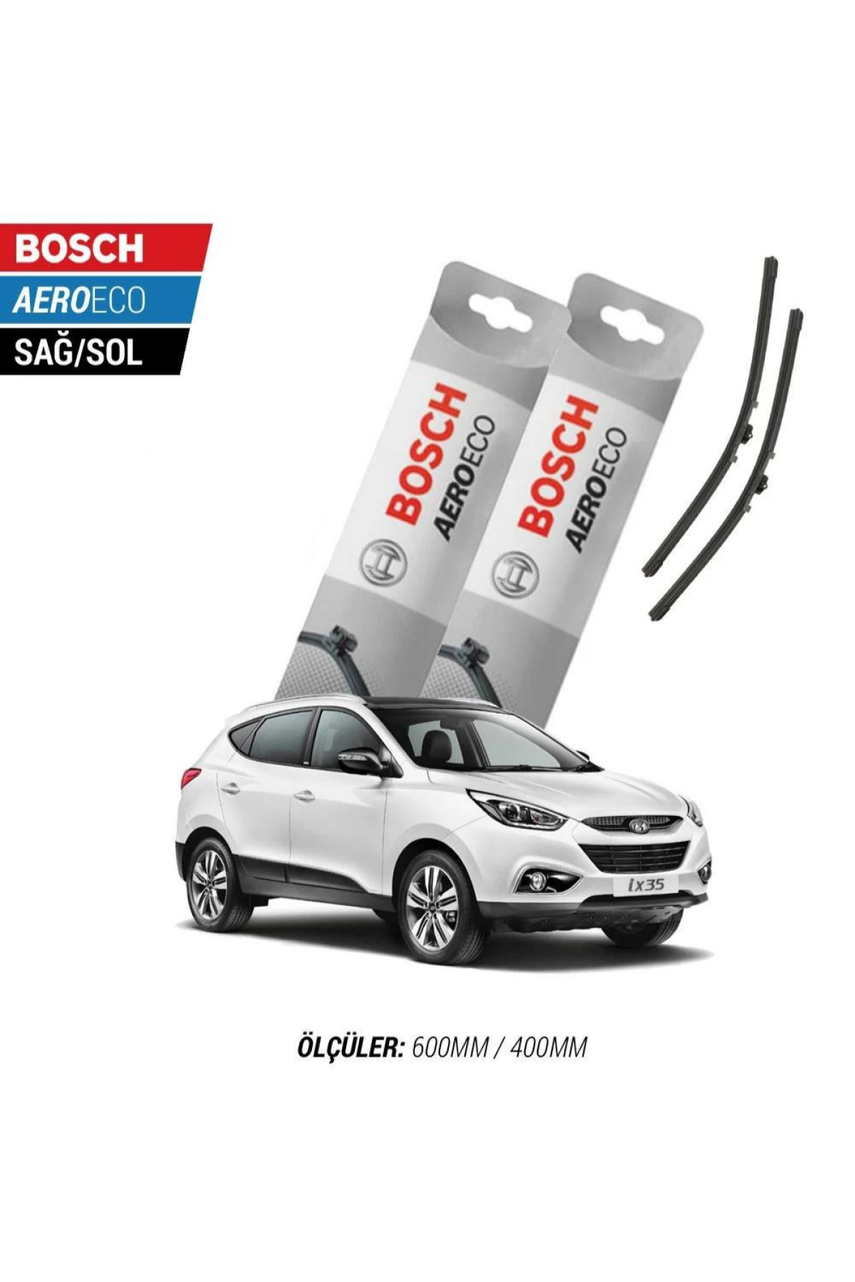 Hyundai İX35 2011 Model Bosch Aeroeco Muz Silecek Takımı