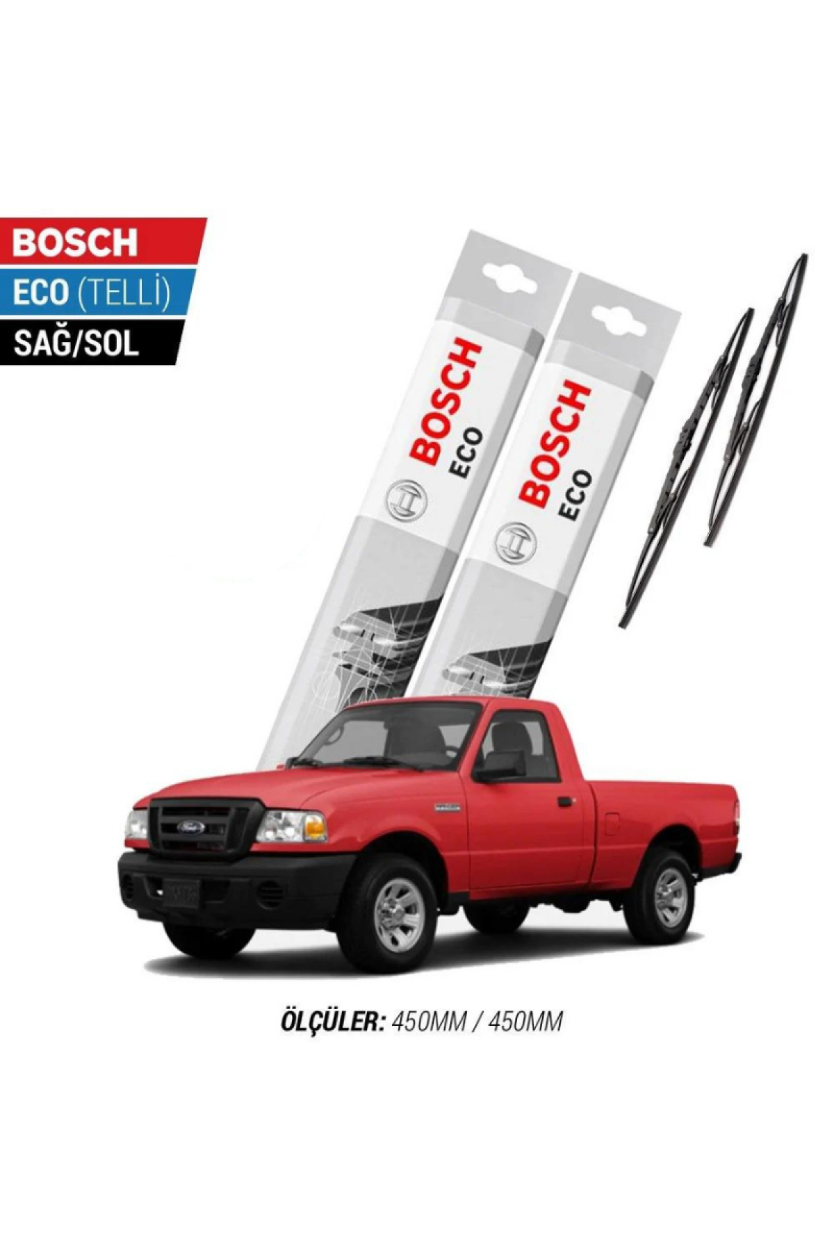 Ford Ranger 2005 Model Silecek Takımı Bosch Eco (Telli)