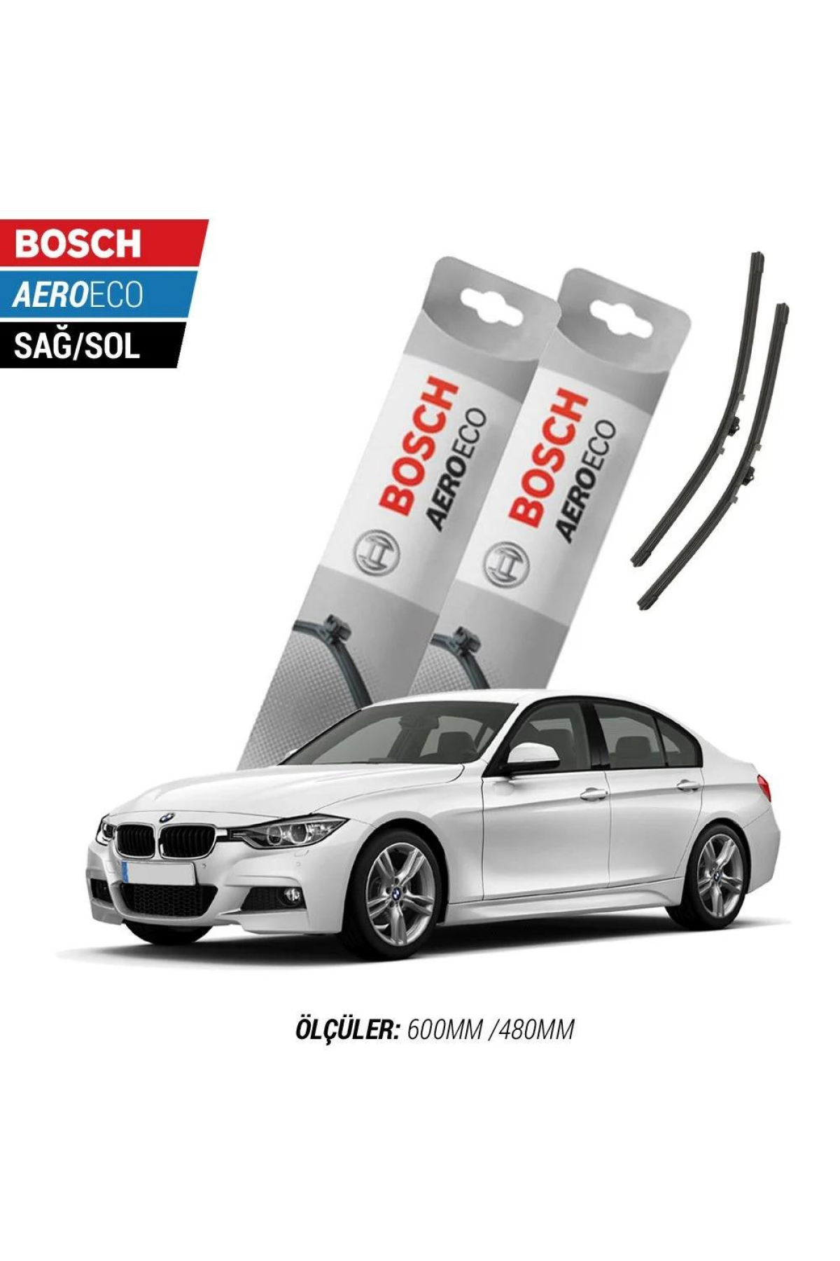 Bmw 3 Serisi F30 2017 Model Bosch Aeroeco Muz Silecek Takımı