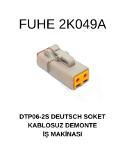 2K049A DEUTSCH SOKET KABLOSUZ DEMONTE İŞ MAKİNASI