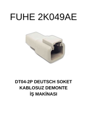 2K049AE DEUTSCH SOKET KABLOSUZ DEMONTE İŞ MAKİNASI