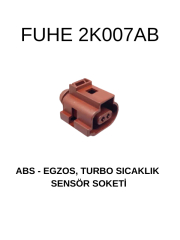 2K007AB ABS - EGZOZ, TURBO SICAKLIK SENSÖR SOKETİ