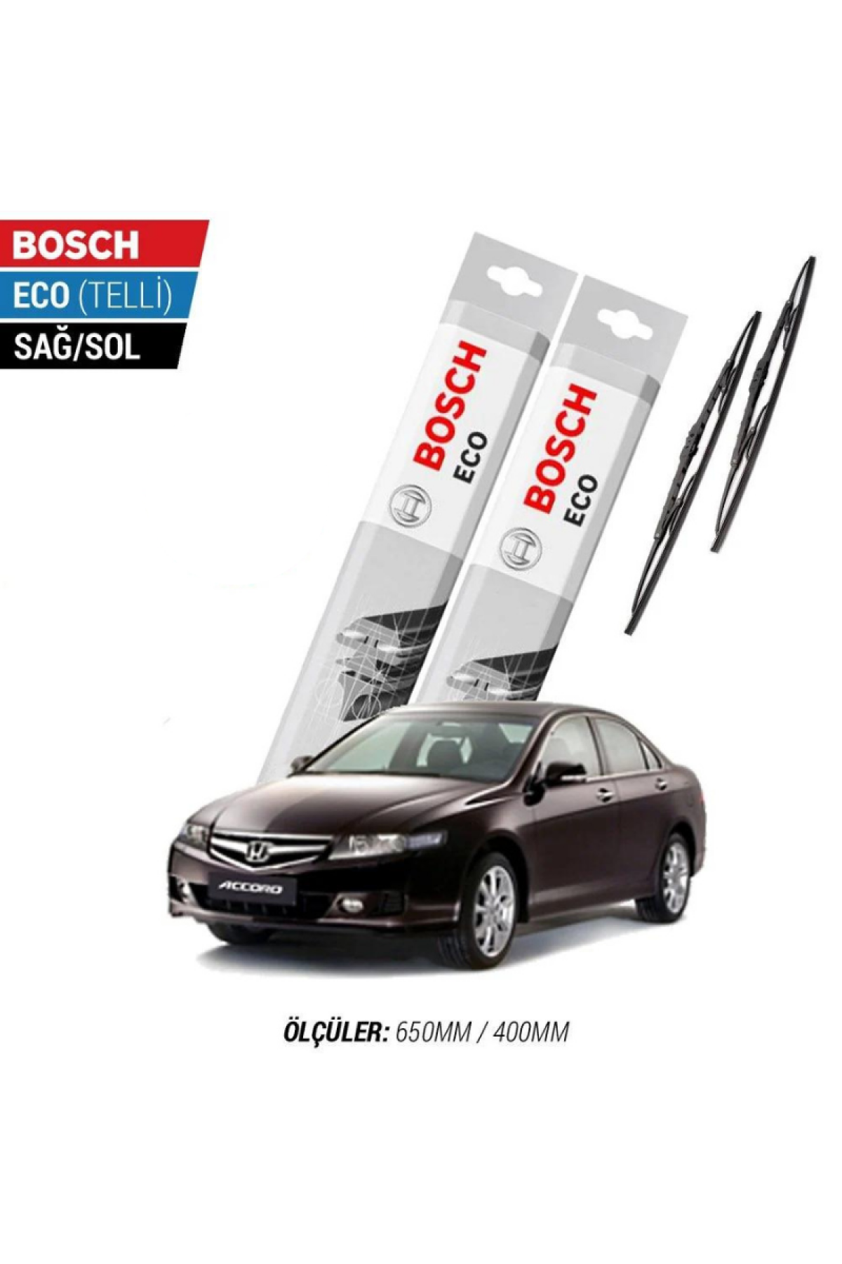 Honda Accord 2004 Model Silecek Takımı Bosch Eco (Telli)