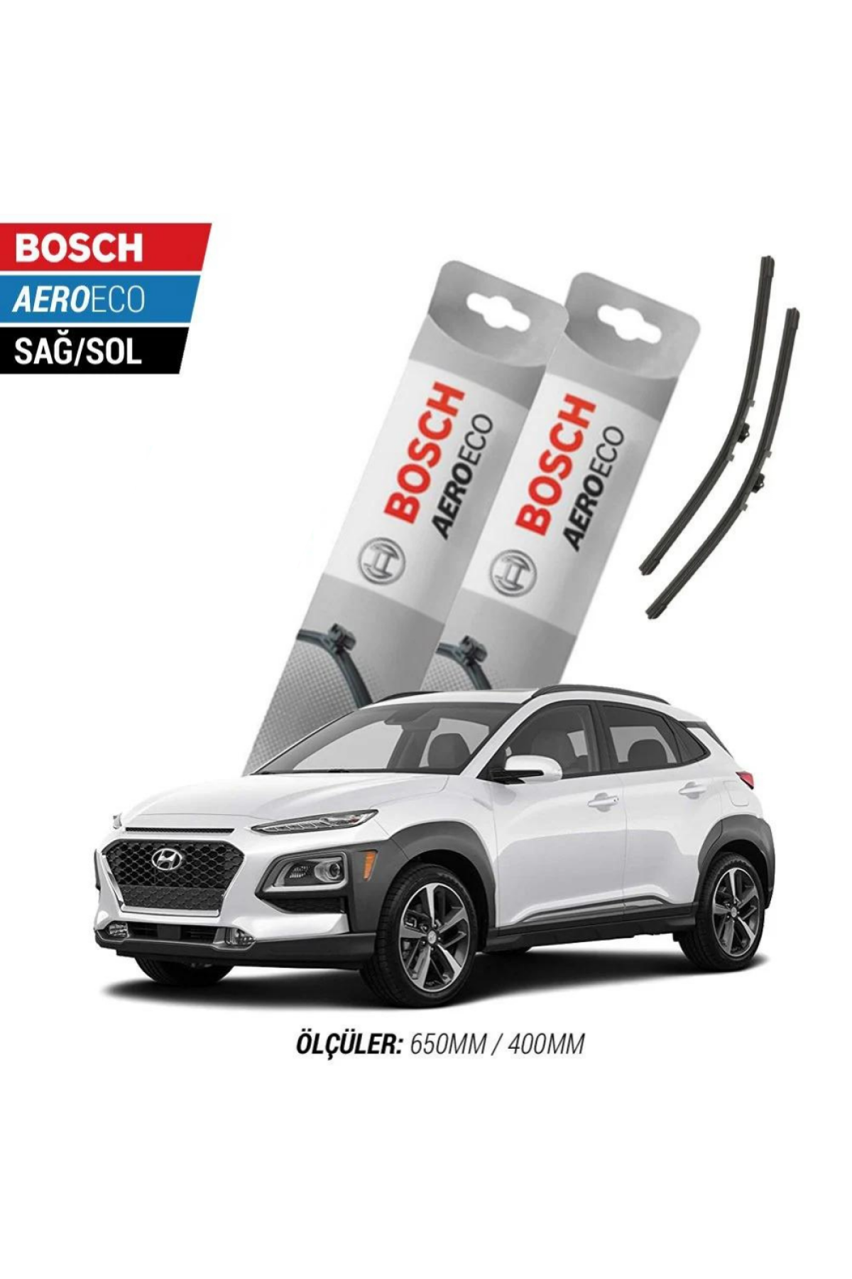Hyundai Kona 2021 Model Bosch Aeroeco Muz Silecek Takımı