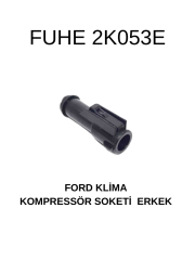 2K053E KLİMA KOMPRESÖR SOKETİ ERKEK