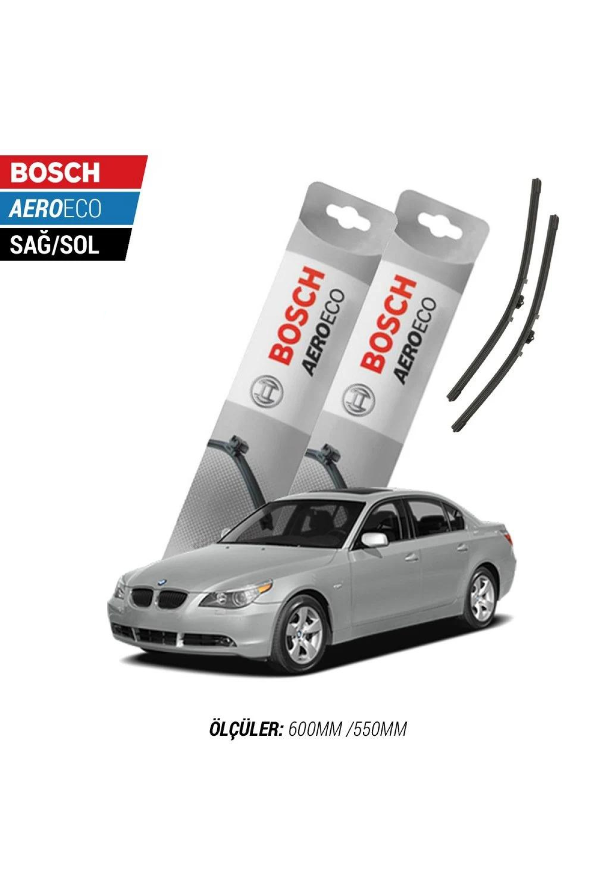 Bmw 5 Serisi E60 2005 Model Bosch Aeroeco Muz Silecek Takımı