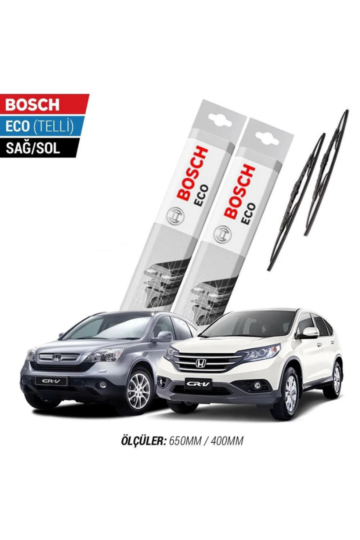 Honda CRV 2013 Model Silecek Takımı Bosch Eco (Telli)