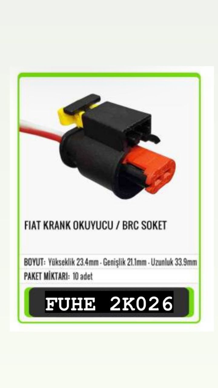 2K026 FIAT KRANK OKUYUCU / BRC SOKET