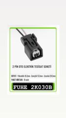 2K030B 2 PİN OTO ELEKTRİK TESİSAT SOKETİ