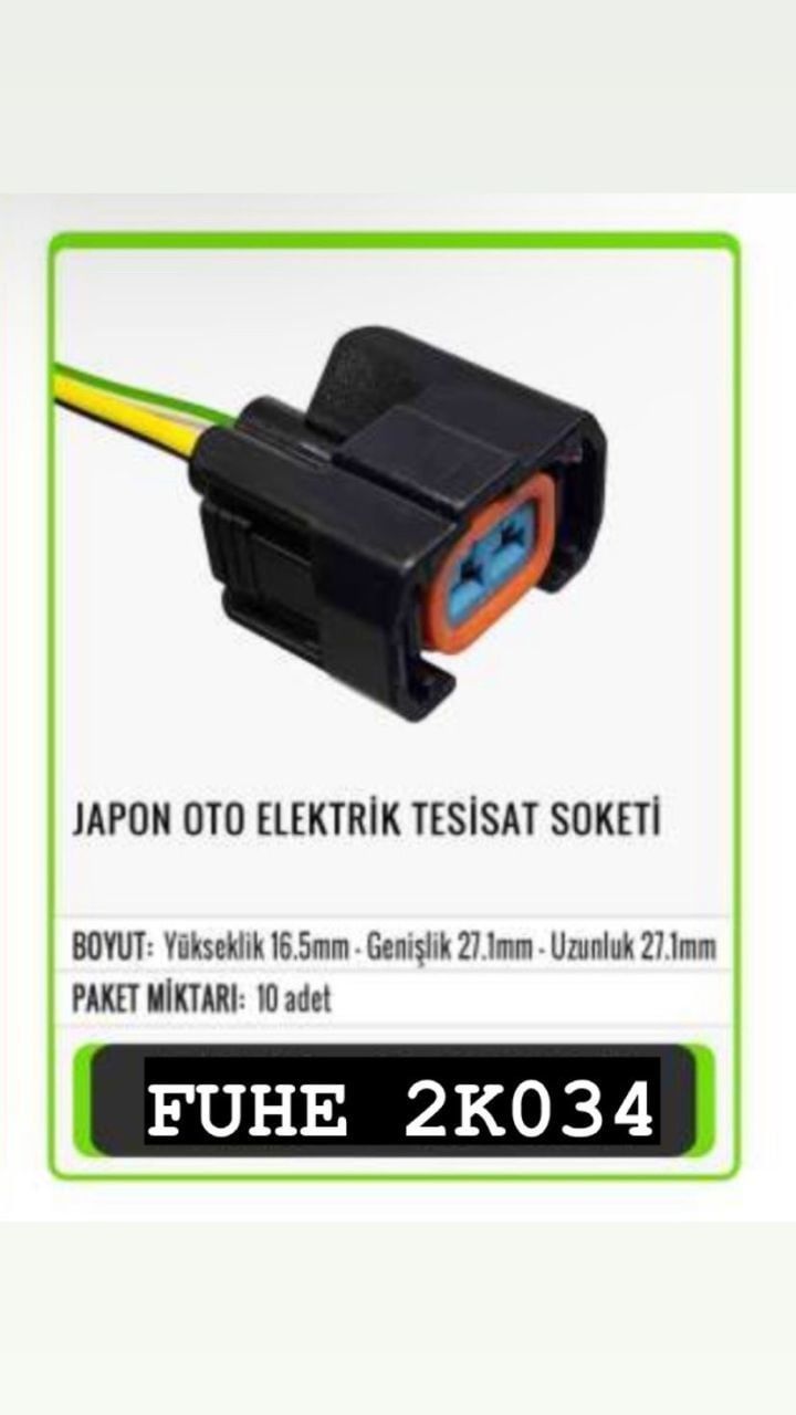 2K034 JAPON OTO ELEKTRİK TESİSAT SOKETİ