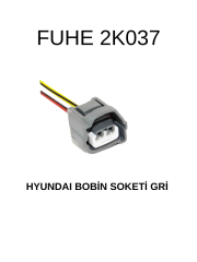 2K037 HYUNDAİ BOBİN SOKETİ GRİ