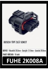 2K008A BOSCH TİPİ 3'LÜ SOKET