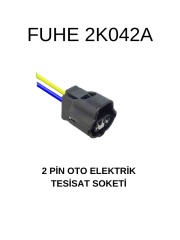 2K042A 2 PİN OTO ELEKTRİK TESİSAT SOKETİ