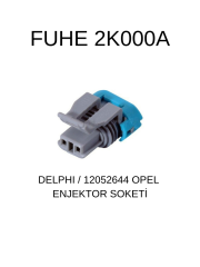 2K000A DELPHI/ 12052644 OPEL ENJEKTOR SOKETİ