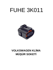 3K011 VOLKSWAGEN KLİMA MÜŞÜR SOKETİ