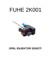 2K001 OPEL ENJEKTÖR SOKETİ