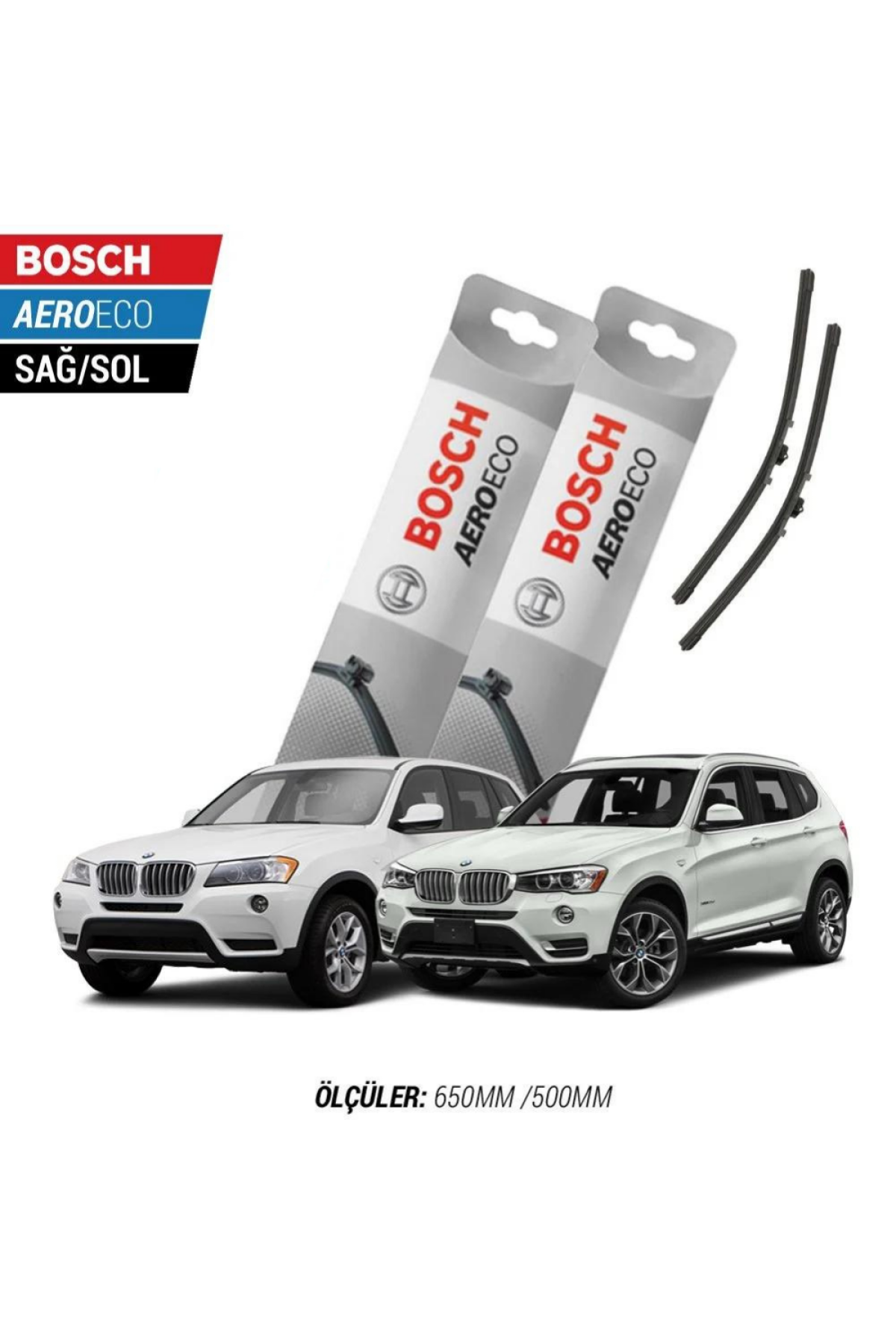 Bmw X3 F25 2014 Model Bosch Aeroeco Muz Silecek Takımı