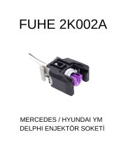 2K002A MERCEDES/HYUNDAI YM DELPHİ ENJEKTÖR SOKETİ