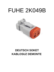2K049B DEUTSCH SOKET KABLOSUZ DEMONTE