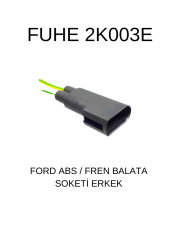 2K003E FORD ABS / FREN BALATA SOKETİ ERKEK