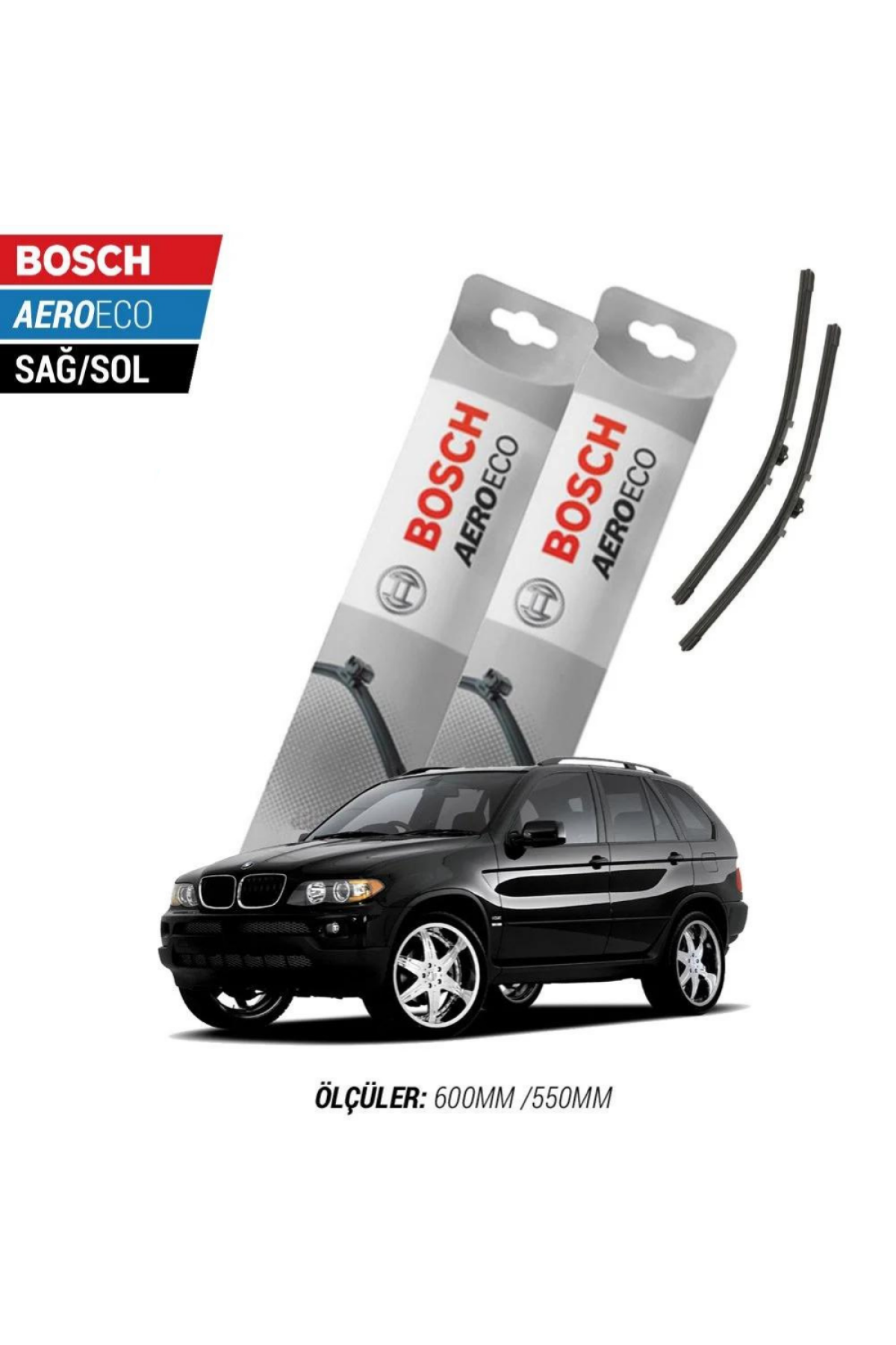 Bmw X5 E53 2002 Model Bosch Aeroeco Muz Silecek Takımı