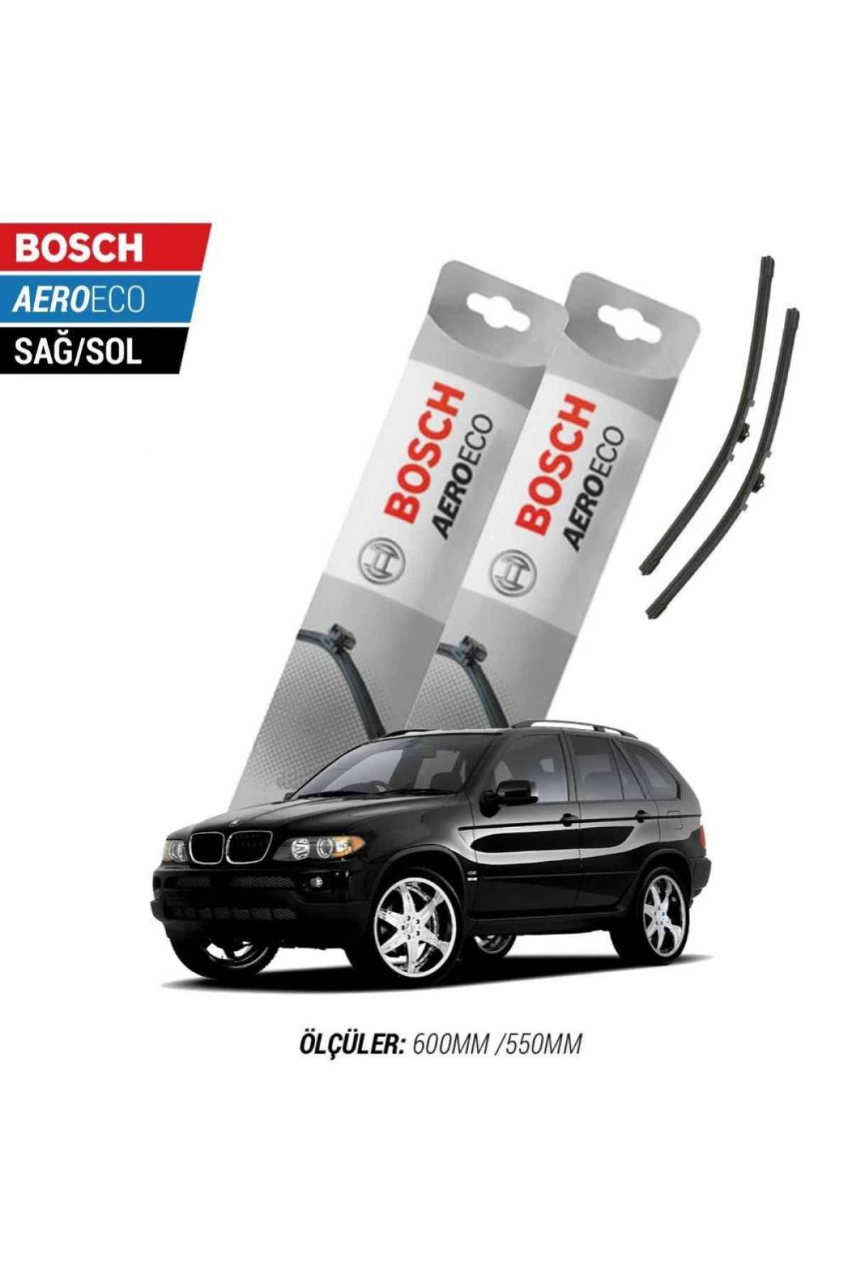 Bmw X5 E53 2003 Model Bosch Aeroeco Muz Silecek Takımı