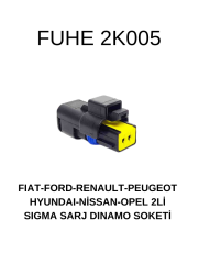2K005 2'Lİ SIGMA ŞARJ DINAMO SOKETİ