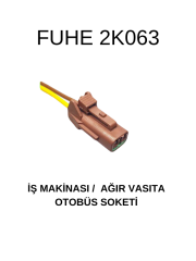 2K063 İŞ MAKİNASI / AĞIR VASITA / OTOBÜS SOKETİ