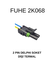2K068 2 PİN DELPHI SOKET - DİŞİ TERMİNAL