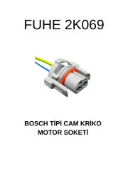 2K069 BOSCH TİPİ CAM KRİKO MOTOR SOKETİ