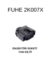 2K007X ENJEKTÖR SOKETİ YAN KİLİTLİ