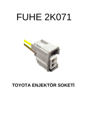 2K071 TOYOTA ENJEKTÖR SOKETİ