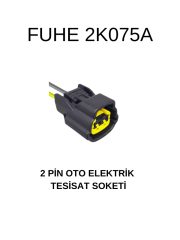 2K075A 2 PİN OTO ELEKTRİK TESİSAT SOKETİ
