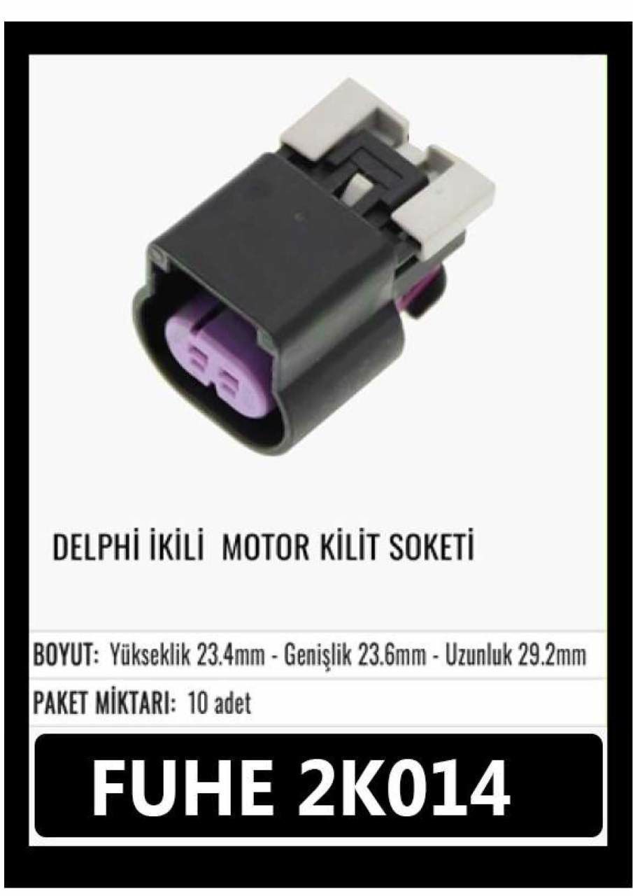 2K014 İKİLİ MOTOR KİLİT SOKETİ
